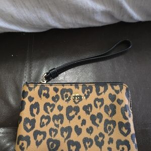 Coach Leopard Print Wristlet